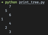 print tree