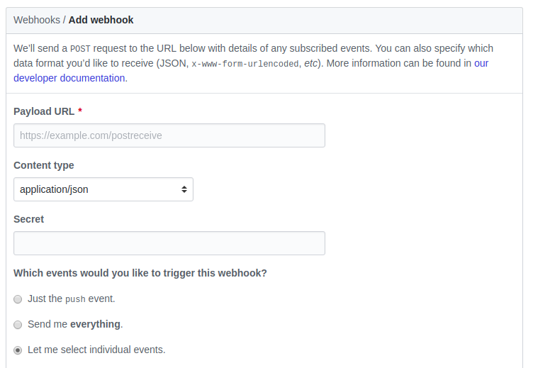 add webhook